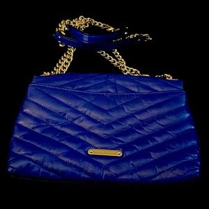 Blue chain link shoulder straps Rebecca Minkoff purses never used